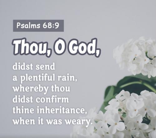 Psalm 68:9