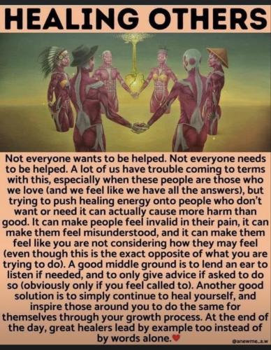 healin others 1239847123419735908475439