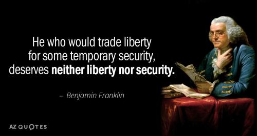 liberty for security
