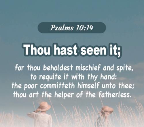 Psalm 10:14