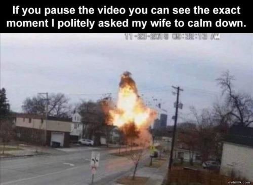 calm down