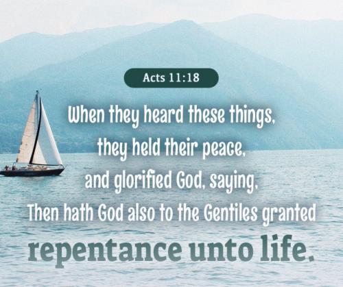 Acts 11:18