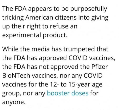 fda not appove
