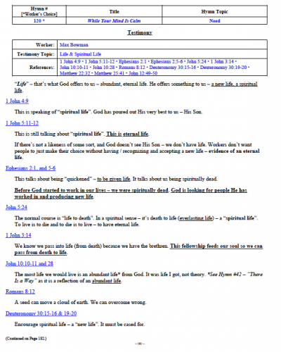 Max Bowman's Testimony (1 of 2)