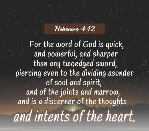 Hebrews 4:12