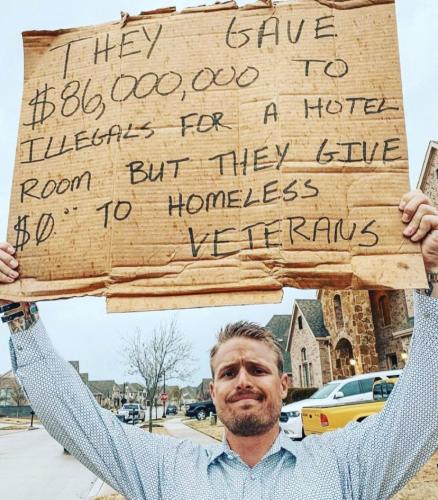 Giving $0 To Homeless Vets