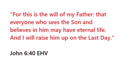 John 6-40