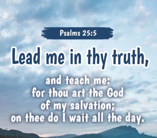 Psalm 25:5
