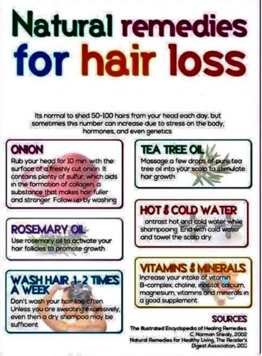 Natural remedies for hair loss