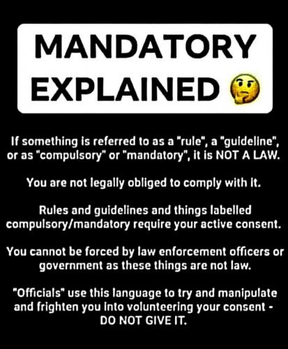 MANDATORY EXPLAINED