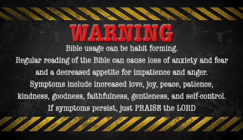 Warning - The Bible