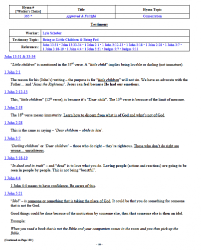 Lyle Schober's Testimony (1 of 2)