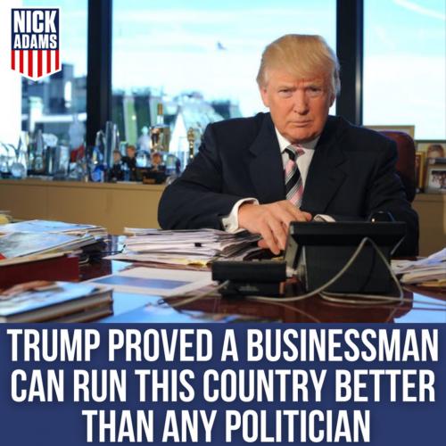 Trump is a businessman