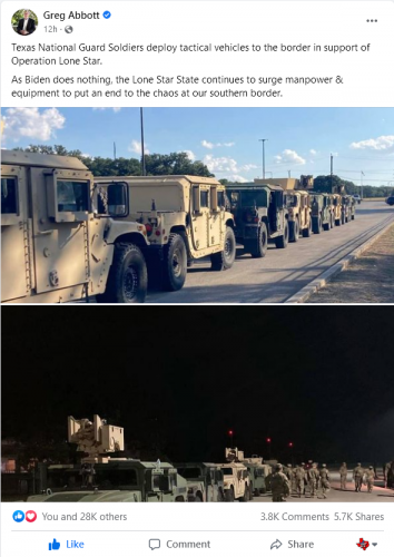 Gov Abbott TX National Guard to Border-2021-09-23