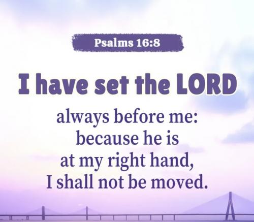 Psalm 16:8
