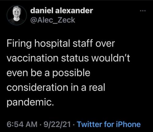 FIRING HOSPITAL STAFF