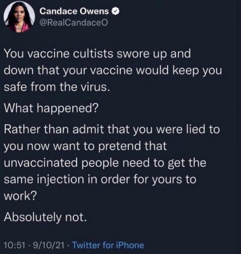 Vaccine cultists