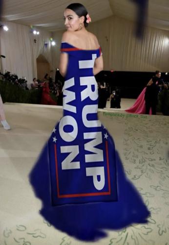 AOC Wearing â€œTrump Wonâ€