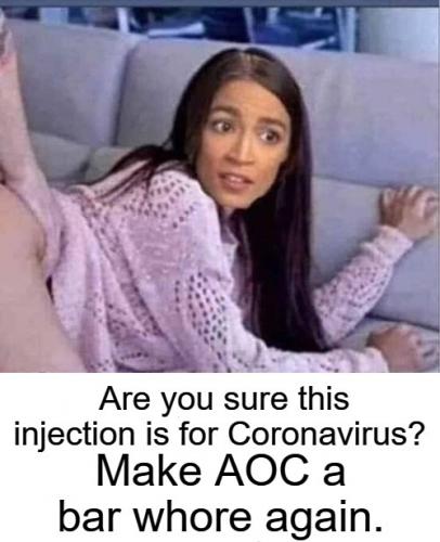 Make AOC a bar whore again