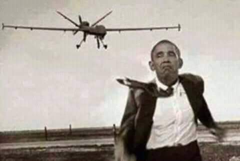 OBama being Droned.