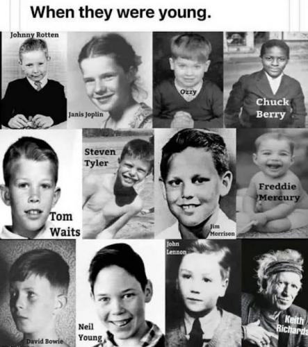 When they were young