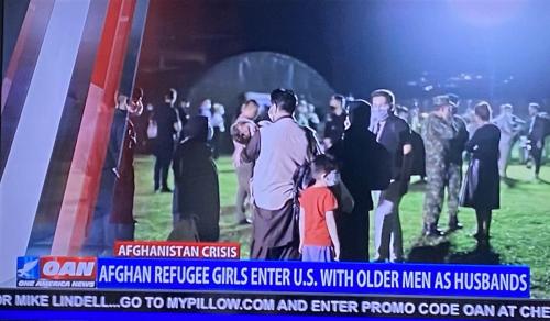 Afghanistan Refugee Girls Entering the U.S. with Older Men as Husbands