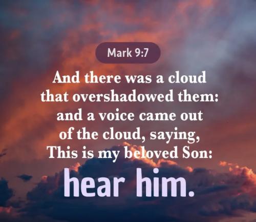 Mark 9:7