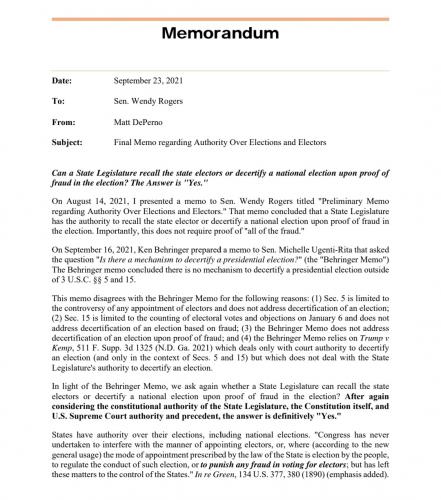 Memorandum 1