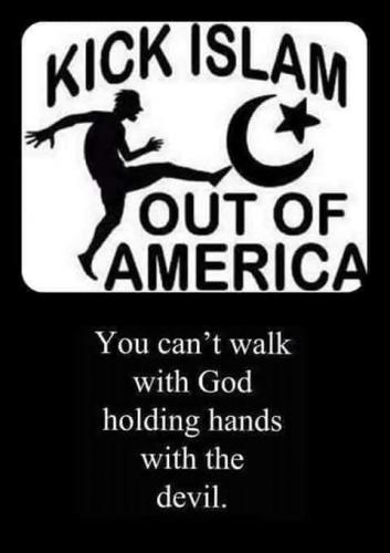 KICKISLAMOUTOFTHEUS