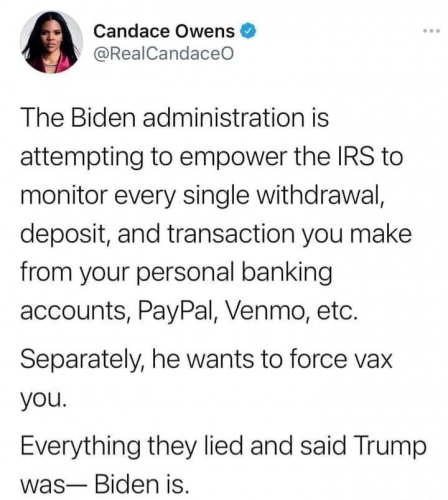 BIDEN TO EMPOWER THE IRS