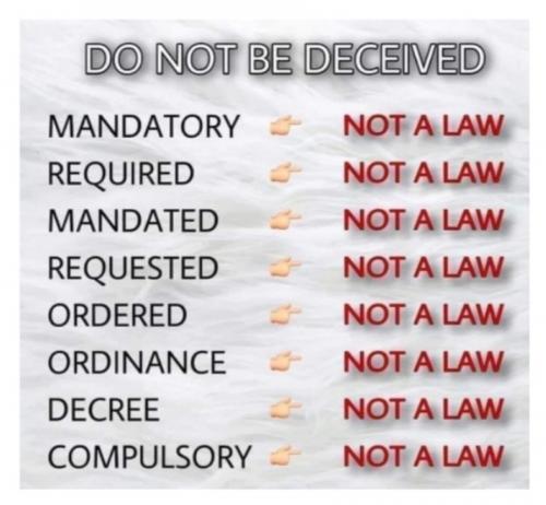 R not a law