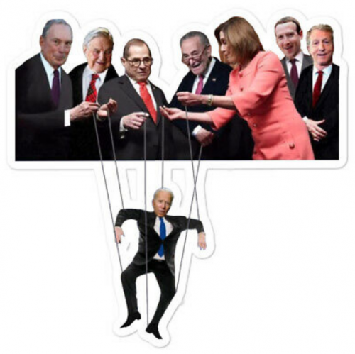 Biden is the Puppet - His Strings Pulled by Evil Democrats