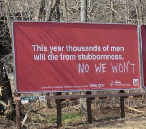Stubborness...No We Won't