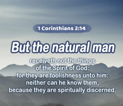 1 Corinthians 2:14