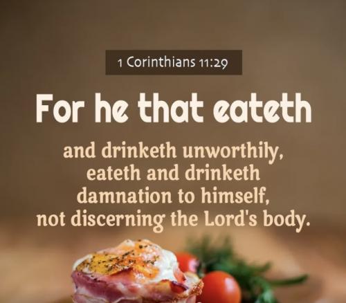 1 Corinthians 11:29
