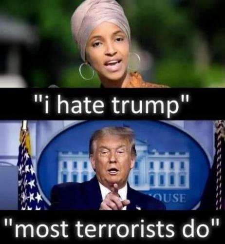 i hate trump, most terrorist do 83277297964034743697823