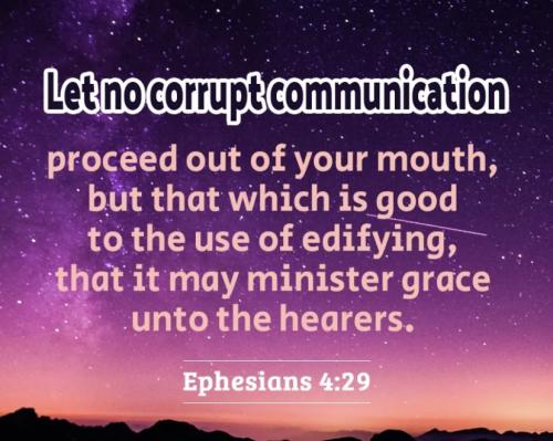Ephesians 4:29