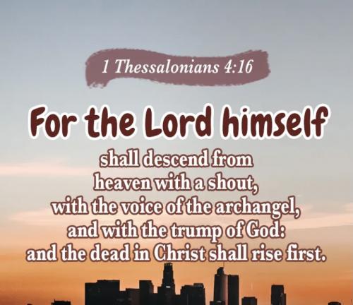 1 Thessalonians 4:16-17