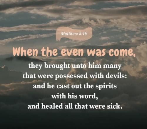 Matthew 8:16-17