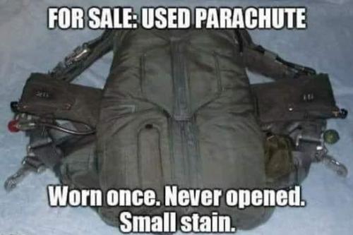 used parachute