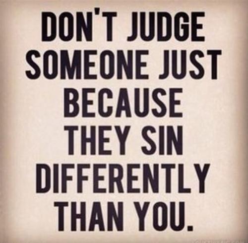 Don't judge