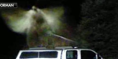 angel above the truck