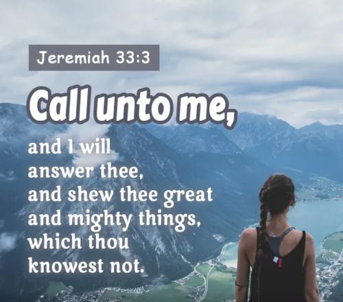 Jeremiah 33:3