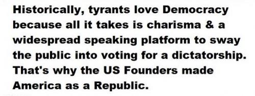 Tyrants and democracy