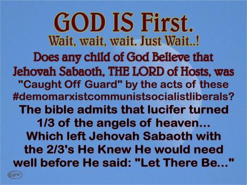 GOD Is First