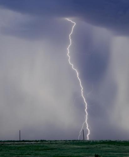 Lightning Daytime and Rain