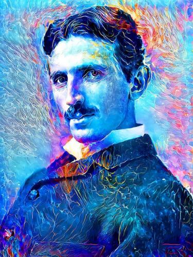 meme tesla color waves