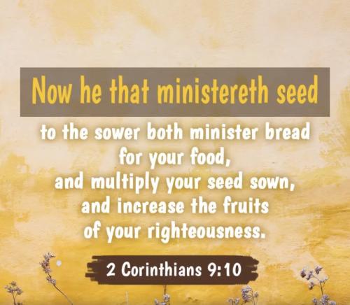 2 Corinthians 9:10