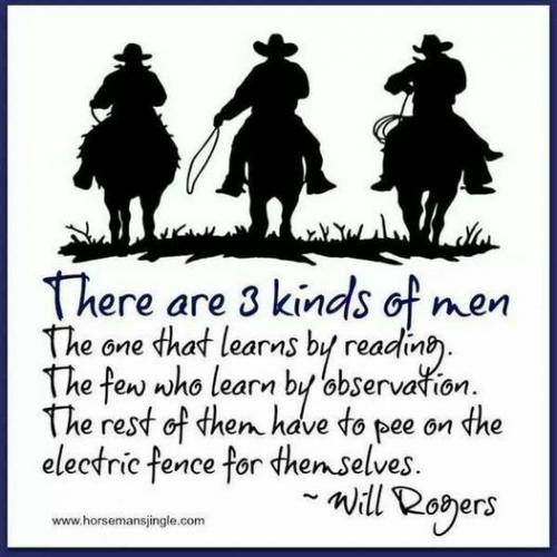 There are three kinds of men