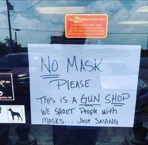 no mask please